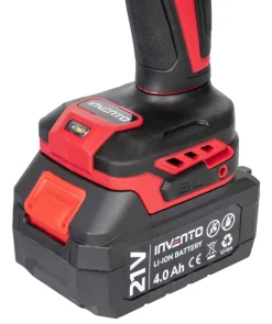 INVENTO 150Nm 1/2" wiertarka akumulatorowa udarowa z uchwytem - zestaw 2 x 4Ah