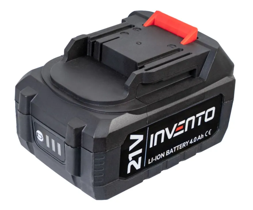 INVENTO 150Nm 1/2" wiertarka akumulatorowa udarowa z uchwytem - zestaw 2 x 4Ah