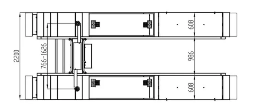 INVENTO SL 550 LT - Podnośnik nożycowy diagnostyczny 5000mm
