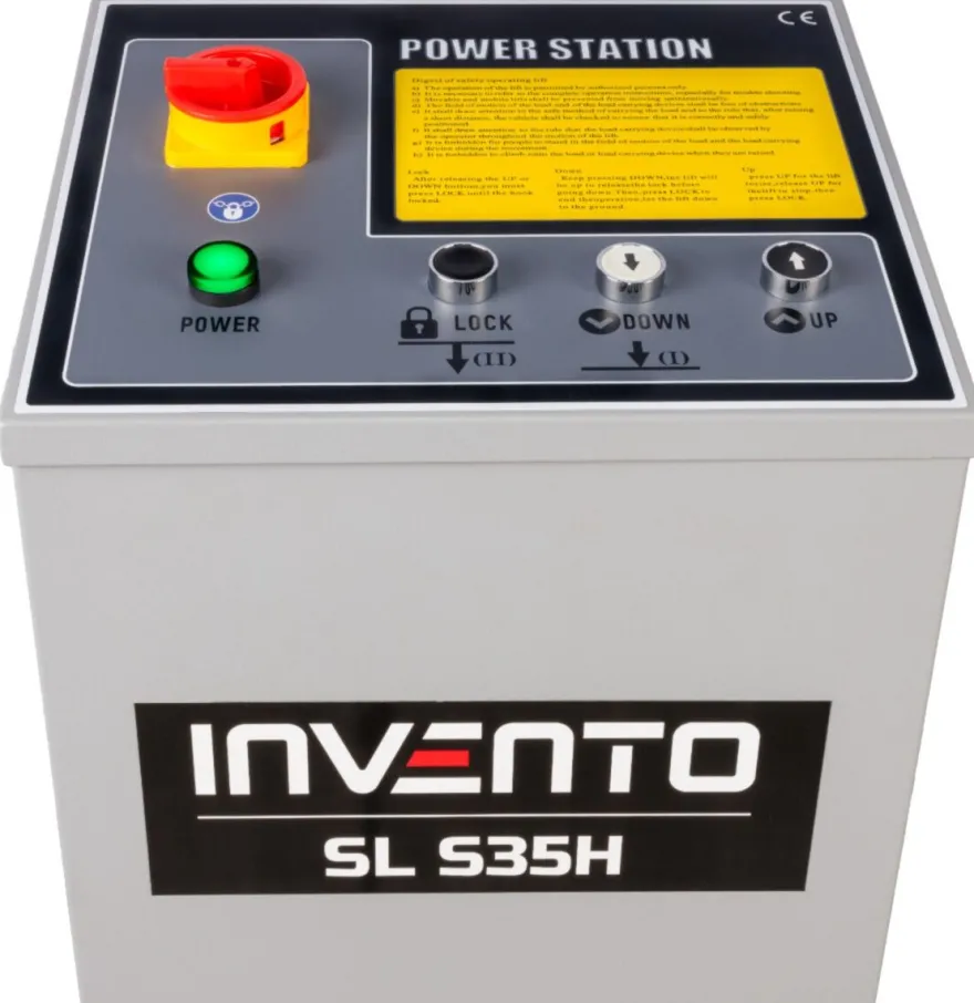 INVENTO SL S35H 230V 3,5T - Podnośnik nożycowy do szerokich pojazdów