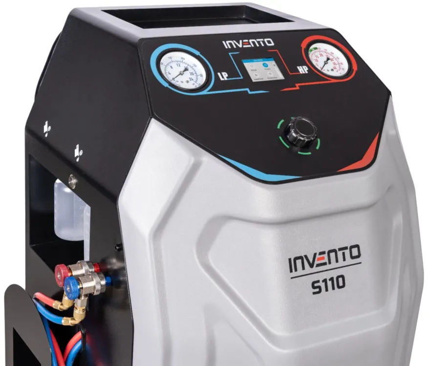 INVENTO S110 R134A urządzenie stacja do klimatyzacji