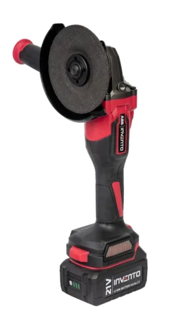 INVENTO 5'' szlifierka kątowa akumulatorowa - zestaw 2 X 4 Ah