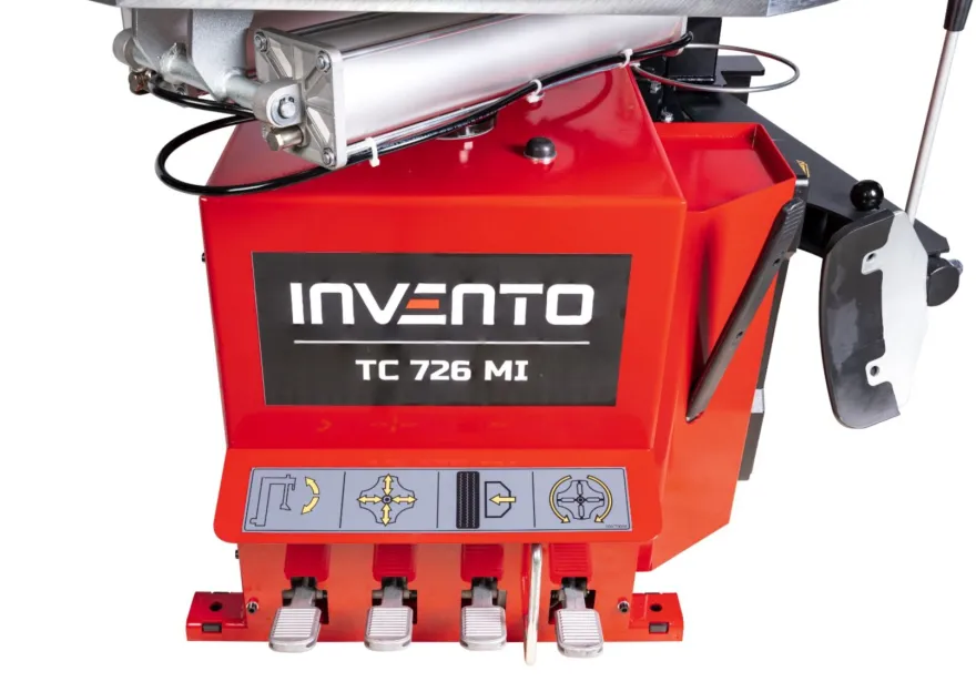 INVENTO TC 726 MI montażownica 26" z ramieniem pomocniczym do kół osobowych