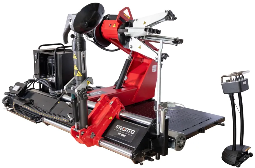 INVENTO TC 860 montażownica kół rolniczych i OTR 60"