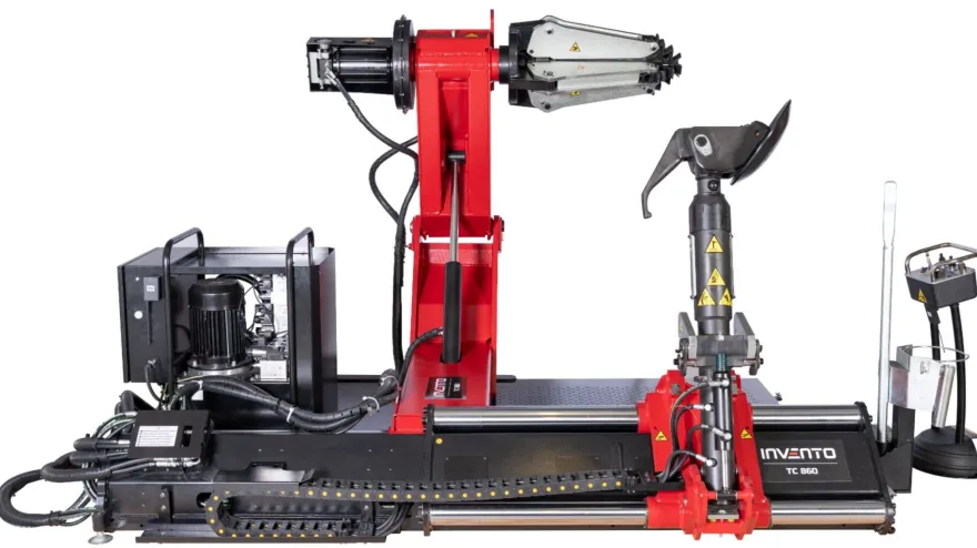 INVENTO TC 860 montażownica kół rolniczych i OTR 60"