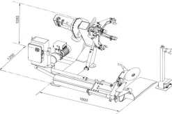 INVENTO TCS 626E montażownica do kół ciężarowych 26