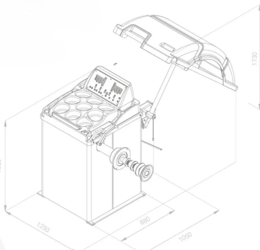 INVENTO VBS 210 wyważarka 2D, laser