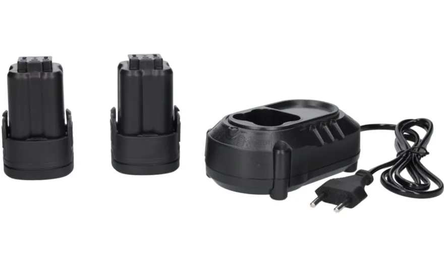 INVENTO 3/8" wiertarka akumulatorowa - zestaw 2x bateria 1,5Ah