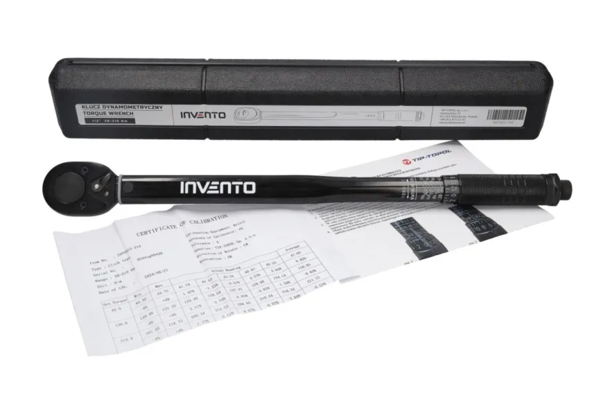 Klucz dynamometryczny INVENTO 1/2" 28-210 Nm