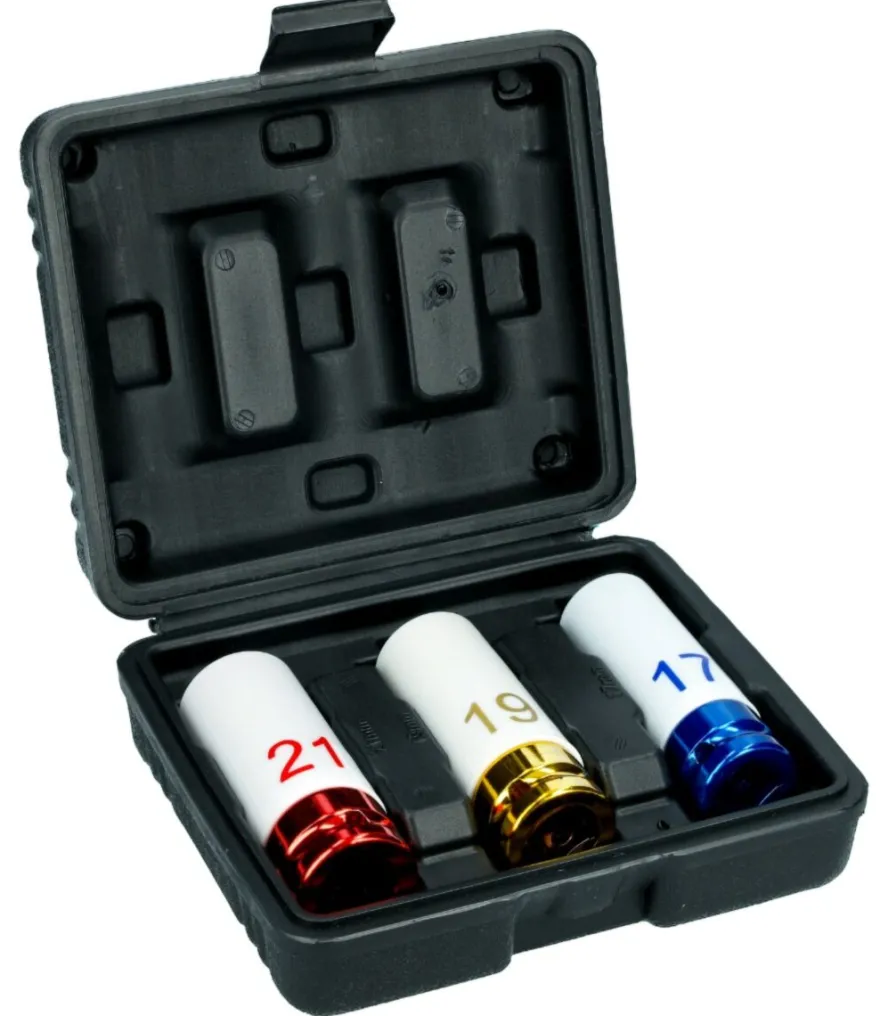Klucz dynamometryczny INVENTO 1/2" 28-210 Nm + nasadki ALU - zestaw PRO