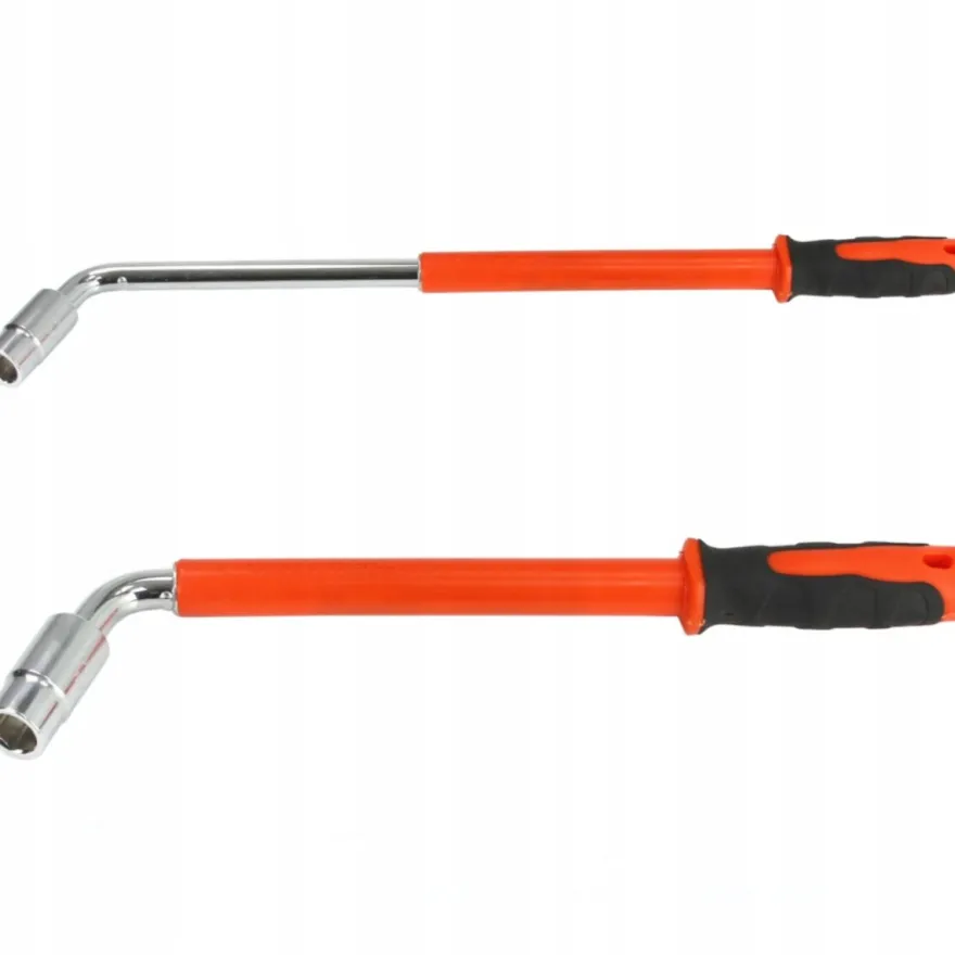 Klucz teleskopowy do kół 380–520 mm + 2 nasadki 17/19 mm i 21/23 mm