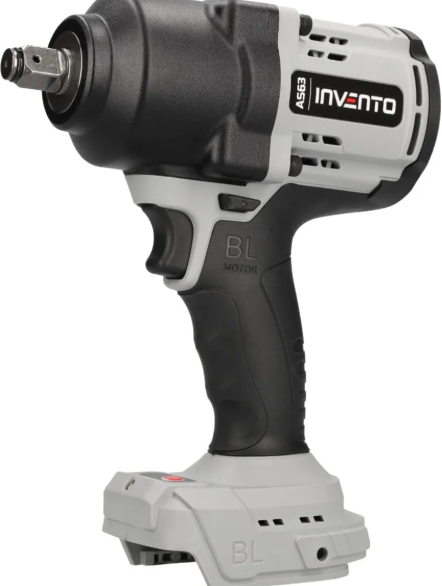 Klucz udarowy akumulatorowy 1/2" INVENTO Silver 1200 Nm - klucz, ładowarka, bateria 4Ah