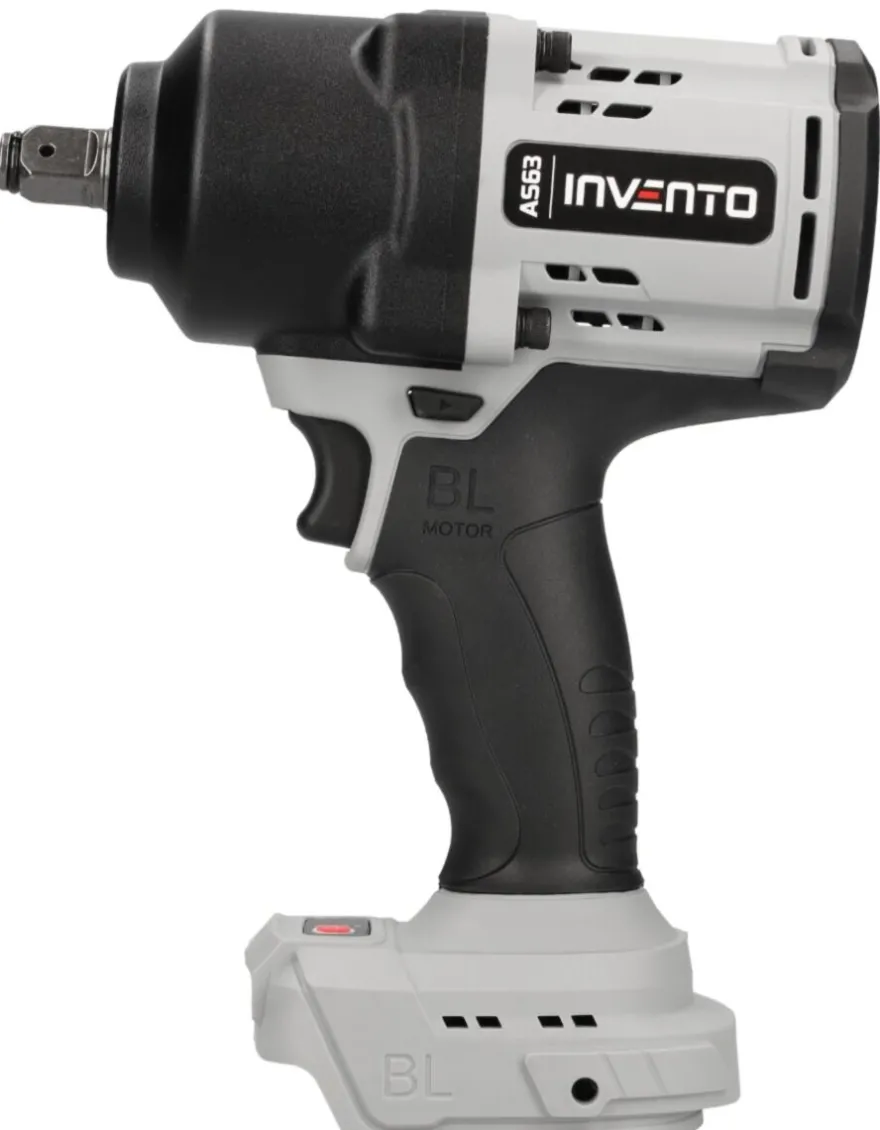 Klucz udarowy akumulatorowy 1/2" INVENTO Silver 1200 Nm - klucz, ładowarka, bateria 4Ah