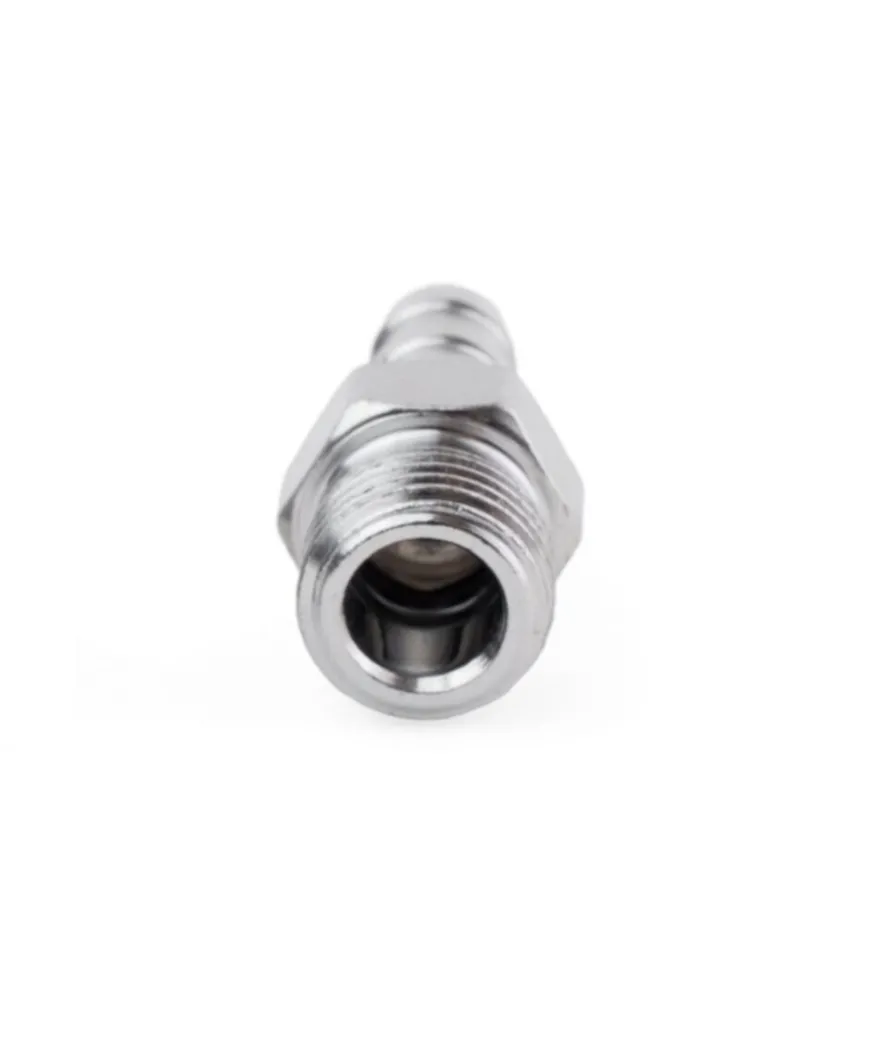 Króciec (wtyk) 1/4" gwint zewnętrzny (męski) na wąż 8 mm