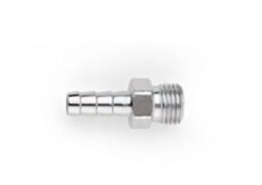 Króciec (wtyk) 1/4" gwint zewnętrzny (męski) na wąż 8 mm