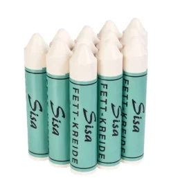 Kreda do opon wodoodporna Marker SISA biała 12 szt