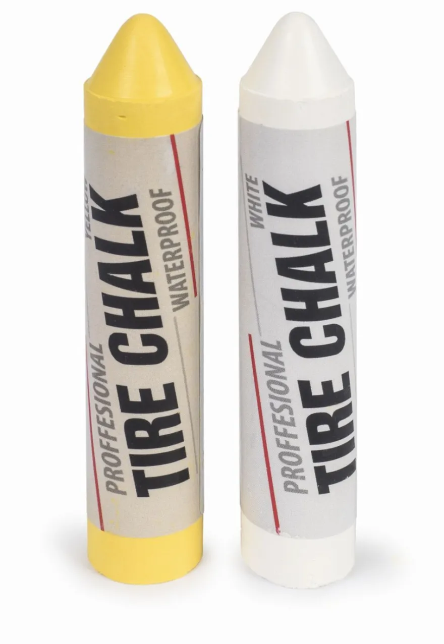 Kreda / marker do opon żółta gruba PROFI, 17 mm - 1 sztuka