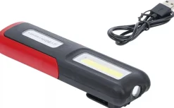 Lampa ręczna warsztatowa 3W LED COB z magnesem i hakiem