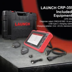 LAUNCH CRP 359 Tester Diagnostyczny 31 Funkcji J.POLSKI 2LATA UPDATE