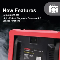 LAUNCH CRP 359 Tester Diagnostyczny 31 Funkcji J.POLSKI 2LATA UPDATE