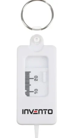 Miernik głębokości bieżnika opon (głębokościomierz) 0-20mm, brelok INVENTO