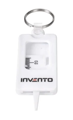Miernik głębokości bieżnika opon (głębokościomierz) 0-20mm, brelok INVENTO