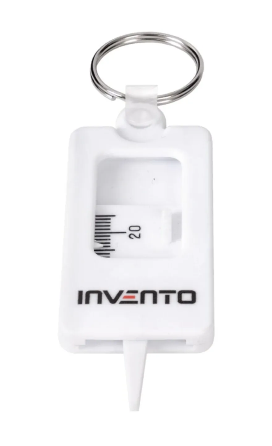Miernik głębokości bieżnika opon (głębokościomierz) 0-20mm, brelok INVENTO