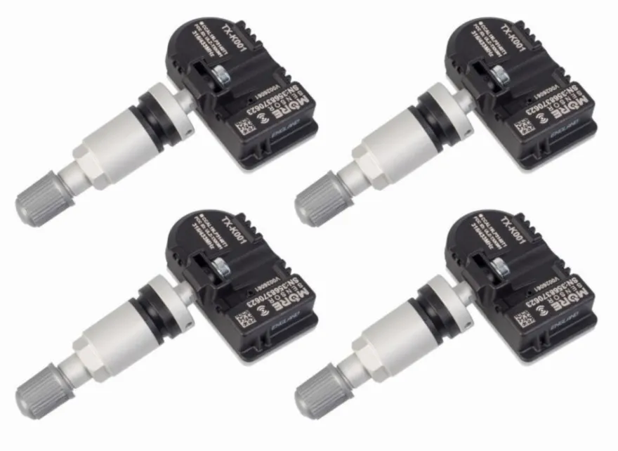 Mobiletron Europa USA 433/315 MHz Compact czujnik TPMS aluminiowy 4 sztuki