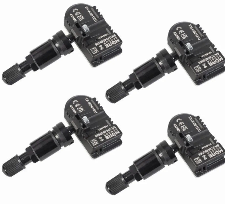 Mobiletron Europa USA 433/315 MHz Compact czujnik TPMS czarny 4 sztuki