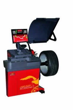 Mondolfo Ferro MT 3900C wyważarka 3D, zacisk elektromagnetyczny, hamulec automatyczny, monitor LCD dotykowy