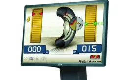Mondolfo Ferro MT 3650UPC wyważarka 3D, zacisk pneumatyczny, sonar, laser, hamulec automatyczny, monitor LCD