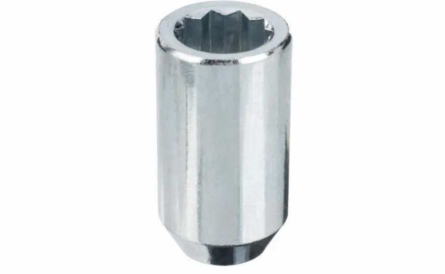 Nakrętka mocująca M12x1,5 wąska Torx (fi: 20mm), 32mm, stożek, klucz 17/19 TUV