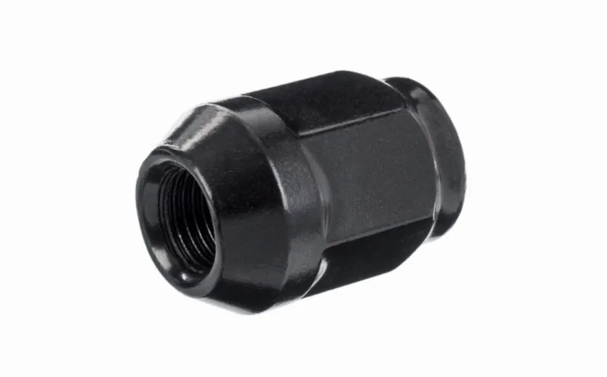 Nakrętka mocująca M12x1,25 zamknięta, 34mm, klucz 21, stożek, czarna