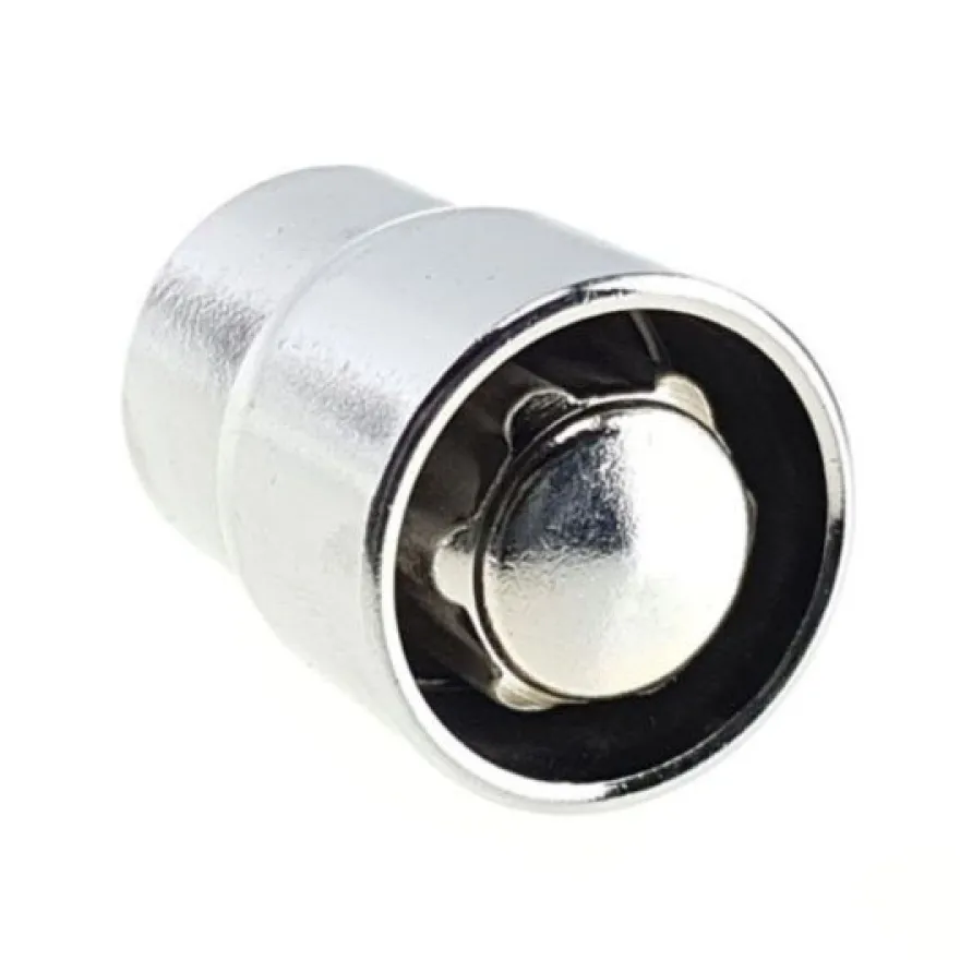 Nakrętki zabezpieczające M12x1,25 ruchoma tuleja, 37mm, klucz 19/21, stożek, chrom