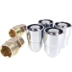 Nakrętki zabezpieczające M12x1,25 ruchoma tuleja, 37mm, klucz 19/21, stożek, chrom