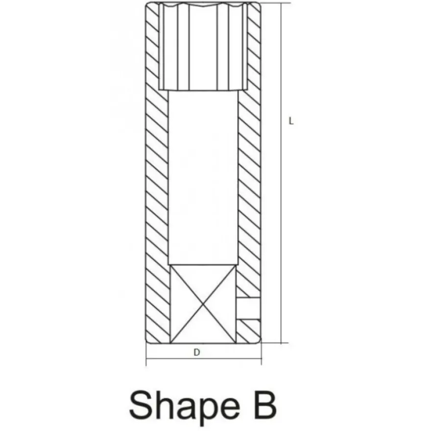 Nasadka 1/2"- 24 długa