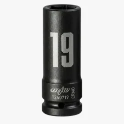 Nasadka udarowa 1/2" 6-kąt długa 19 mm MJW Tools - WYSOKA JAKOŚĆ!
