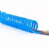 Niebieski wąż spiralny pneumatyczny RQS 12×8 mm z szybkozłączami Rectus 26 – 5 m