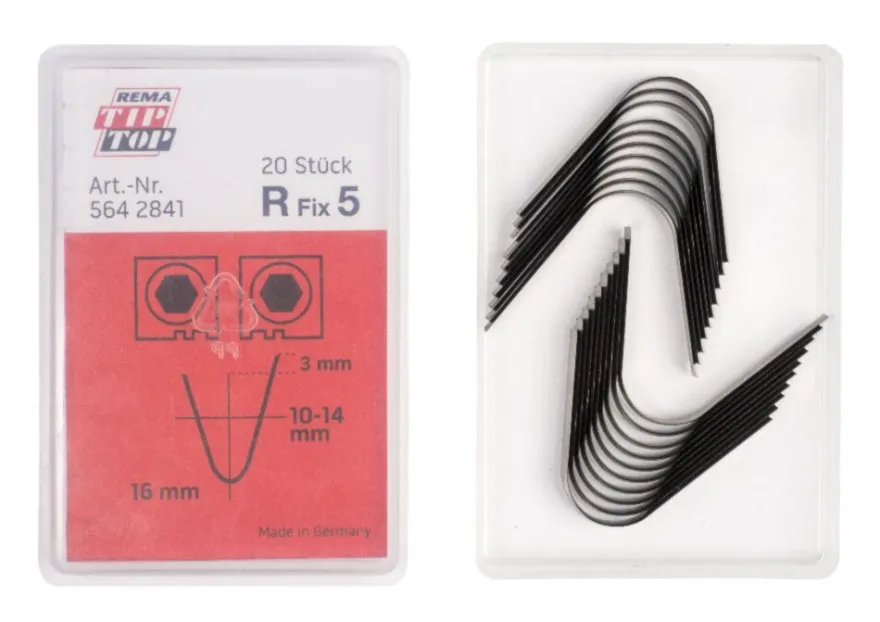 Nożyk R Fix 5, 10-14 mm, do nacinarki Rubber Cut, 20 szt