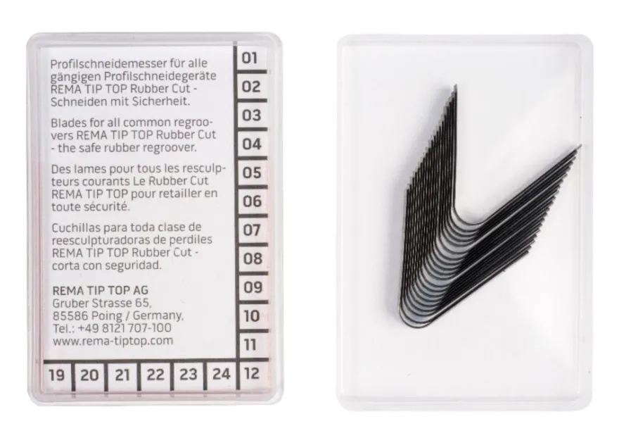 Nożyk R Fix 3, 6-8 mm, do nacinarki Rubber Cut, 20 szt.
