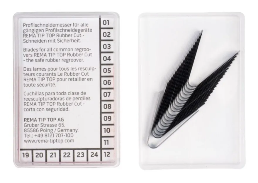 Nożyk R Fix 2, 5-6 mm, do nacinarki Rubber Cut, 20 szt
