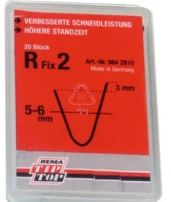 Nożyk R Fix 2, 5-6 mm, do nacinarki Rubber Cut, 20 szt
