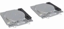 Obrotnice aluminiowe z wkładkami geometria 2 szt.