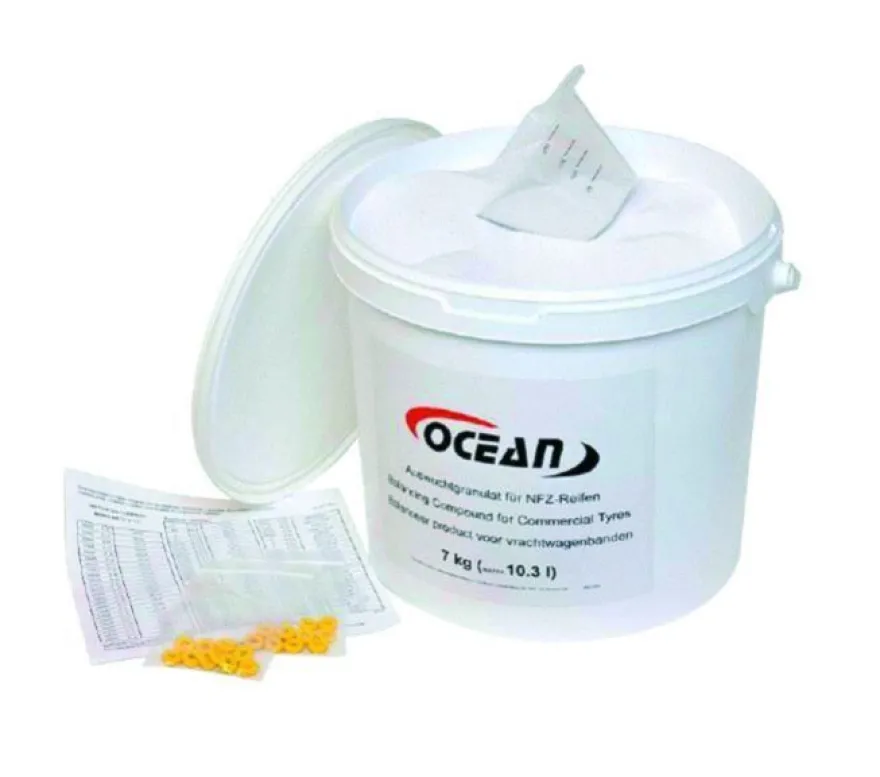 OCEAN - Proszek granulat do wyważania kół ciężarowych 7kg / 10,3 l