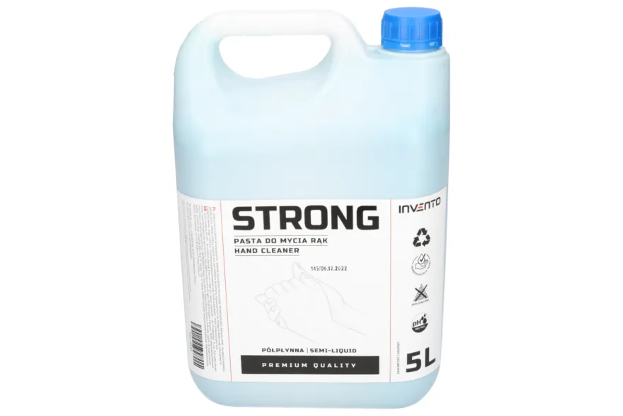 Pasta żel do mycia rąk 5l STRONG (półpłynna niebieska )