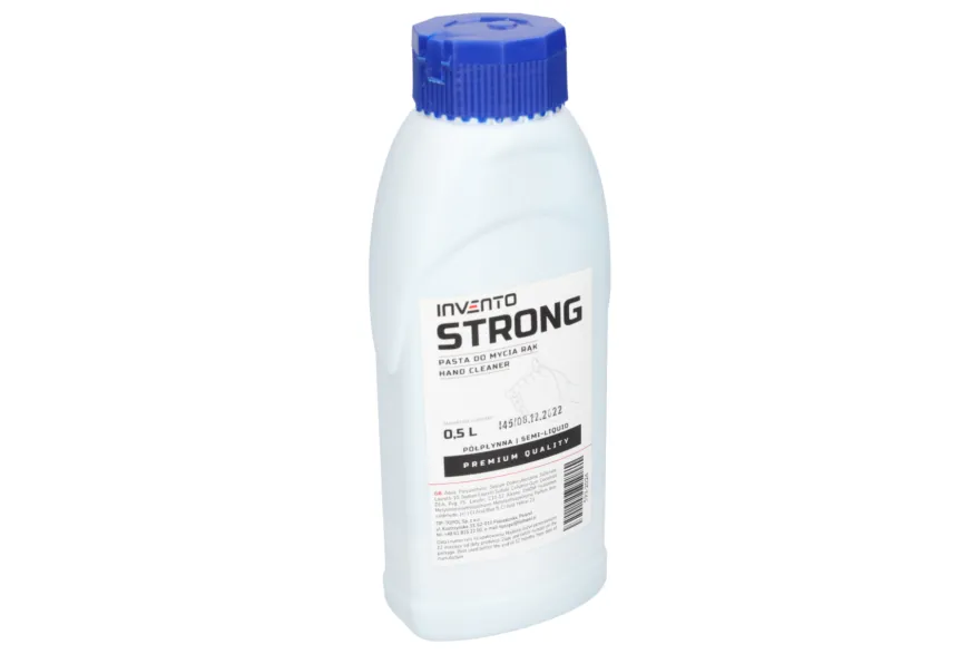 Pasta żel do mycia rąk 0,5l STRONG (półpłynna niebieska)
