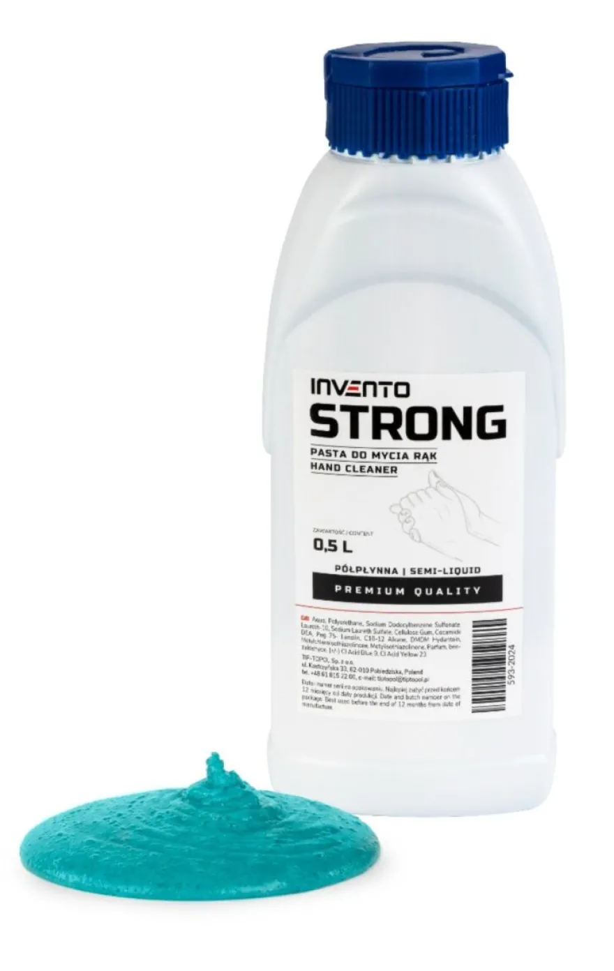 Pasta żel do mycia rąk 0,5l STRONG (półpłynna niebieska)
