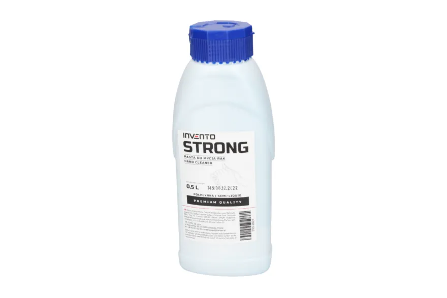 Pasta żel do mycia rąk 0,5l STRONG (półpłynna niebieska)