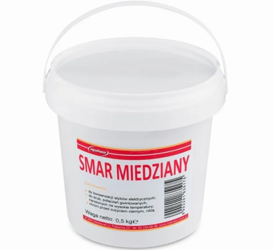 Pasta Miedziana Smar Miedziany do hamulców 0,5 kg