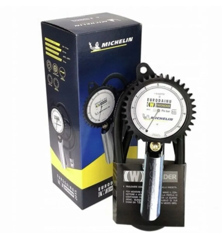 Pistolet do Pompowania Kół z Manometrem Michelin dowód legalizacji GUM